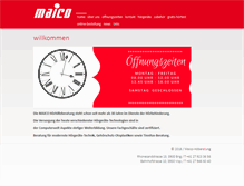 Tablet Screenshot of maico-hoerberatung.ch